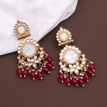 Kundan type zumka earring for girls 2