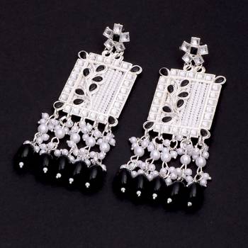 Kundan type zumka earring for girls 2
