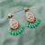 Kundan type zumka earring for girls