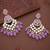 Kundan type zumka earring for girls