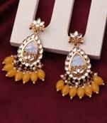 Kundan type zumka earring for girls