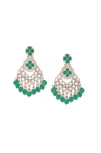 Kundan type zumka earring for girls