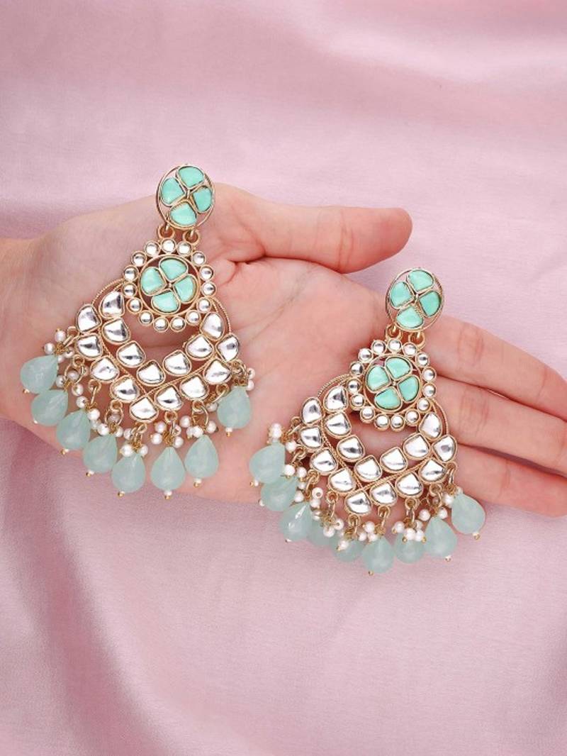 Kundan type zumka earring for girls