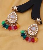 Kundan type zumka earring for girls