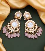 Kundan type zumka earring for girls