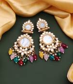 Kundan type zumka earring for girls