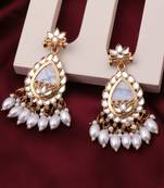 Kundan type zumka earring for girls