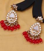 Kundan type zumka earring for girls