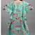 Multicolor digital printed stone work polyester crepe kaftan full- stitched - free size 