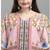 Multicolor digital printed stone work polyester crepe kaftan full- stitched - free size 