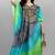 Multicolor digital printed stone work polyester crepe kaftan full- stitched - free size 
