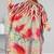 Multicolor digital printed stone work polyester crepe kaftan full- stitched - free size 