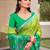 Pista green pochampalli silk blend saree | elegant traditional wedding & festive wear saree