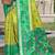 Pista green pochampalli silk blend saree | elegant traditional wedding & festive wear saree