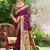 yellow banarasi silk blend saree with golden zari woven border
