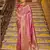 Majestic light pink kanjivaram silk blend saree | bridal heritage collection | limited edition