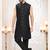 Mens's black silk thread and sequence embroidery all over  indo-western