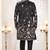 Mens's black silk thread and sequence embroidery all over  indo-western