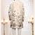 Mens's cream malai silk thread and sequence embroidery all over  indo-western