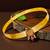 Gold plated temple design waist belt