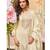 Ivory shimmer silk full stitched sharara suits
