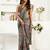 Dusty green linen floral & ethnic motifs printed ready to wear saree