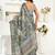  dusty brown linen floral & ethnic motifs printed ready to wear saree