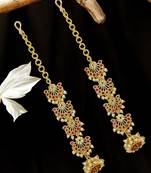 Gold plated multi layer earrings