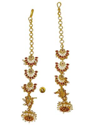 Gold plated multi layer earrings 3