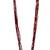 Gold plated maroon beads multi layer necklace and chain