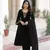 Black Velvet Gotta Lace Work Anarkali
