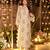 Cream color beautiful printed muslin fabric readymade palazzo dress