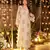 Cream color beautiful printed muslin fabric readymade palazzo dress