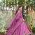 Purple color crunchy silk fabric heavy partywear palazzo dress