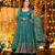 Rama color crunchy silk fabric heavy partywear palazzo dress