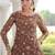 Coffee color beautiful partywear sharara dress for rich indian girlie looks