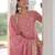 Pink color beautiful partywear sharara dress for rich indian girlie looks