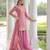 Pink color beautiful partywear sharara dress for rich indian girlie looks