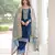 Blue color beautiful partywear sharara dress for rich indian girlie looks