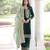 Green color beautiful partywear sharara dress for rich indian girlie looks