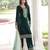 Green color beautiful partywear sharara dress for rich indian girlie looks