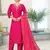 Pink color ethnic fancy readymade salwar kameez
