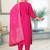 Pink color ethnic fancy readymade salwar kameez