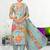 Blue color ethnic fancy readymade salwar kameez