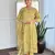 Yellow color ethnic rayon fabric party looks salwar kameez for girls