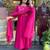 Pink color ethnic chanderi silk fabric party looks salwar kameez for girls