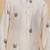 Cream cotton woven embriodered kurta set