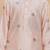 Peach cotton woven embriodered kurta set