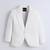 Offwhite cotton woven blazer