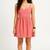 Pink color schifli dress for women